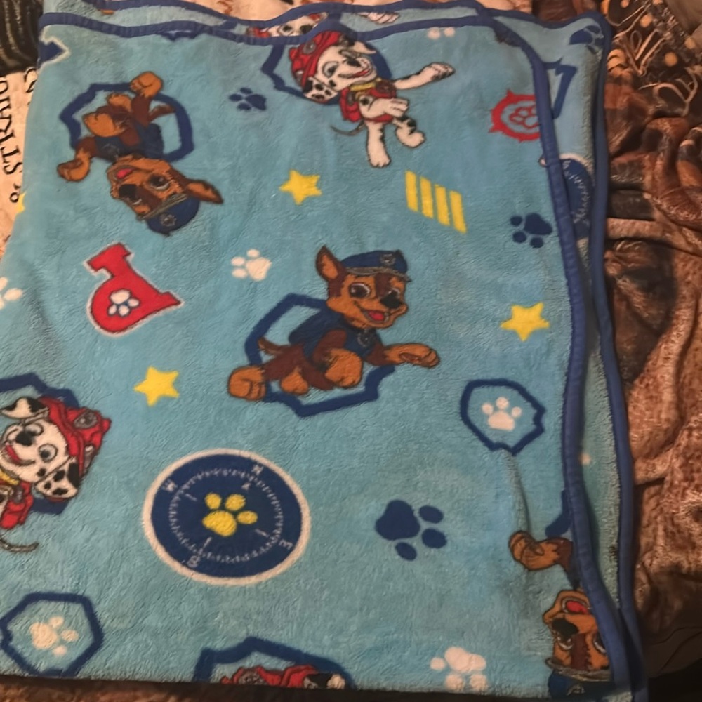 Toddler paw patrol blanket